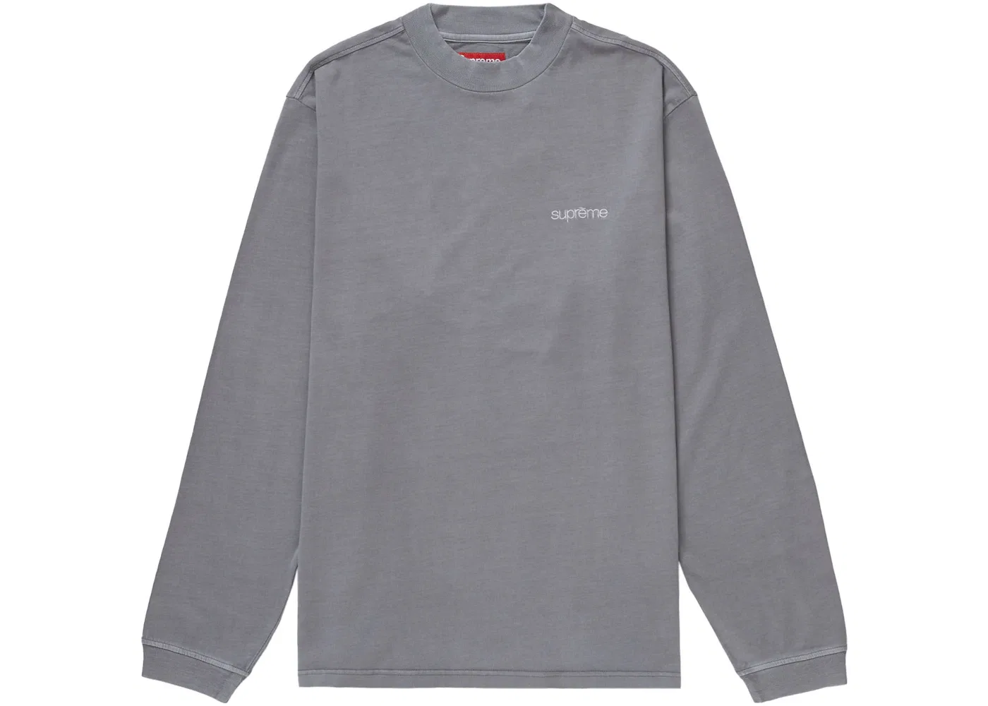 Мужская футболка с принтом Supreme L/S Top (FW23), Grey