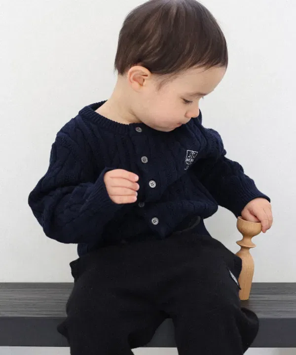 Кардиган Bella Cable The Loha, Navy