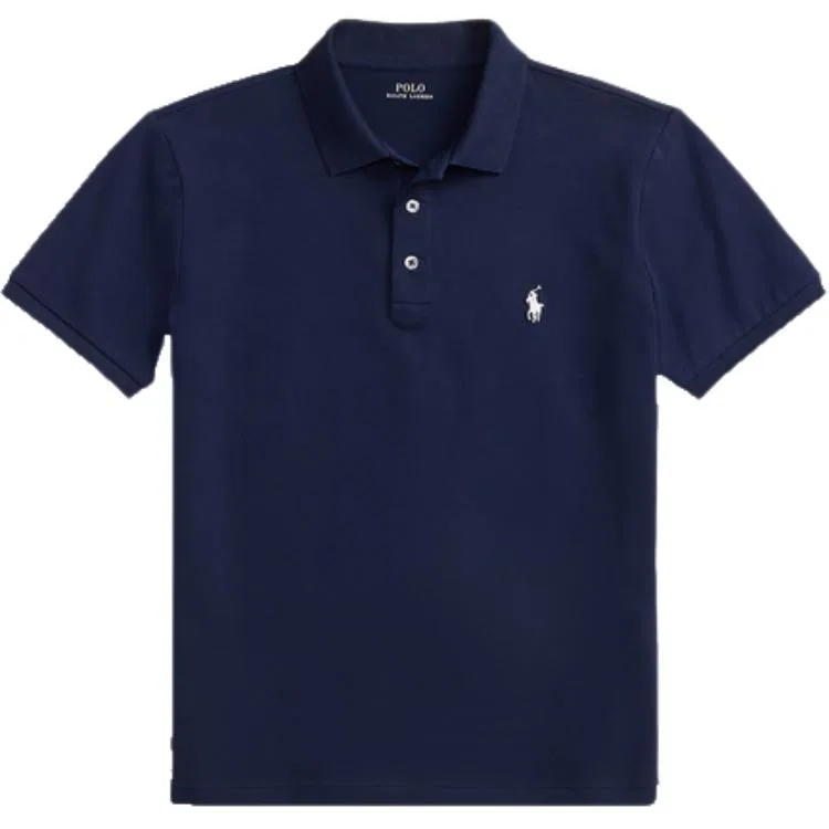 Мужская поло с воротником, Marine Blue, Polo Ralph Lauren