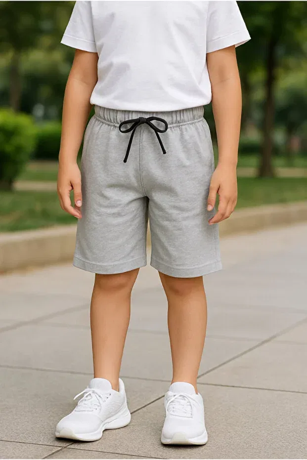 Детские шорты для мальчиков хлопковые Pike Mcr, Light Gray
