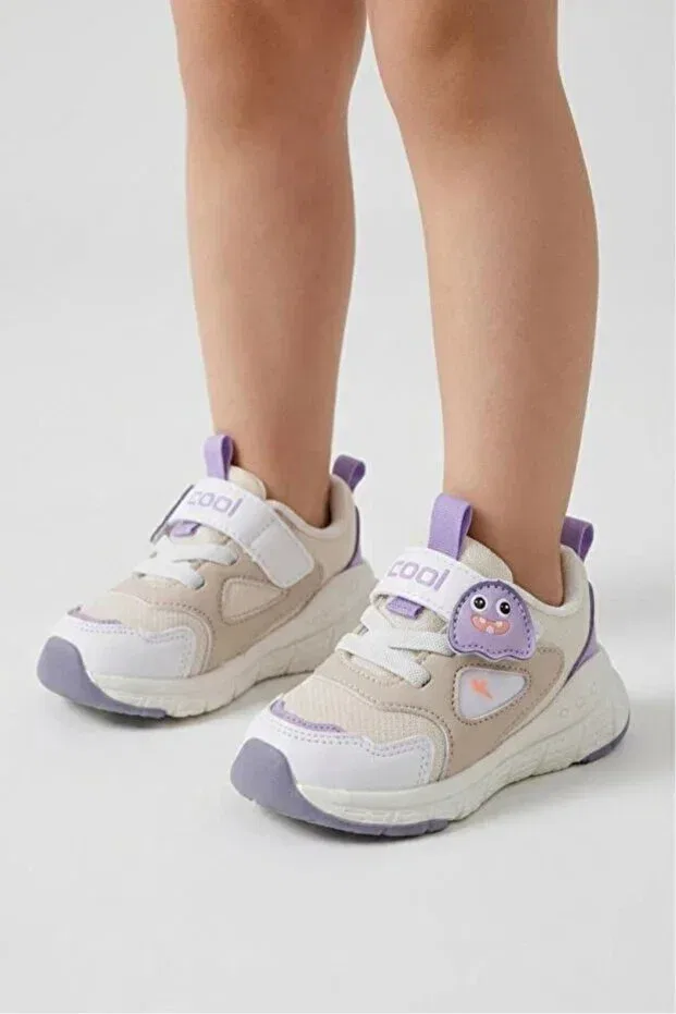 Детские ортопедические туфли для первых шагов Cool Kids, Beige - Lilac