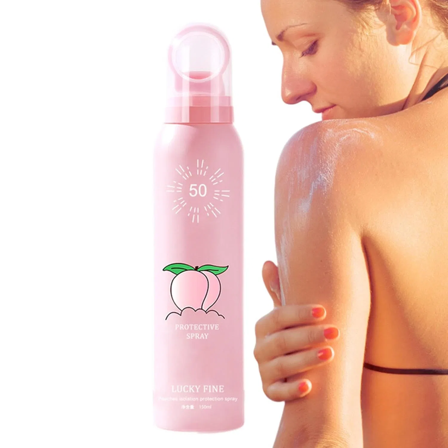 Солнцезащитный спрей SPF 50, Miake, 120 мл, Peach Isolation Protection Spray