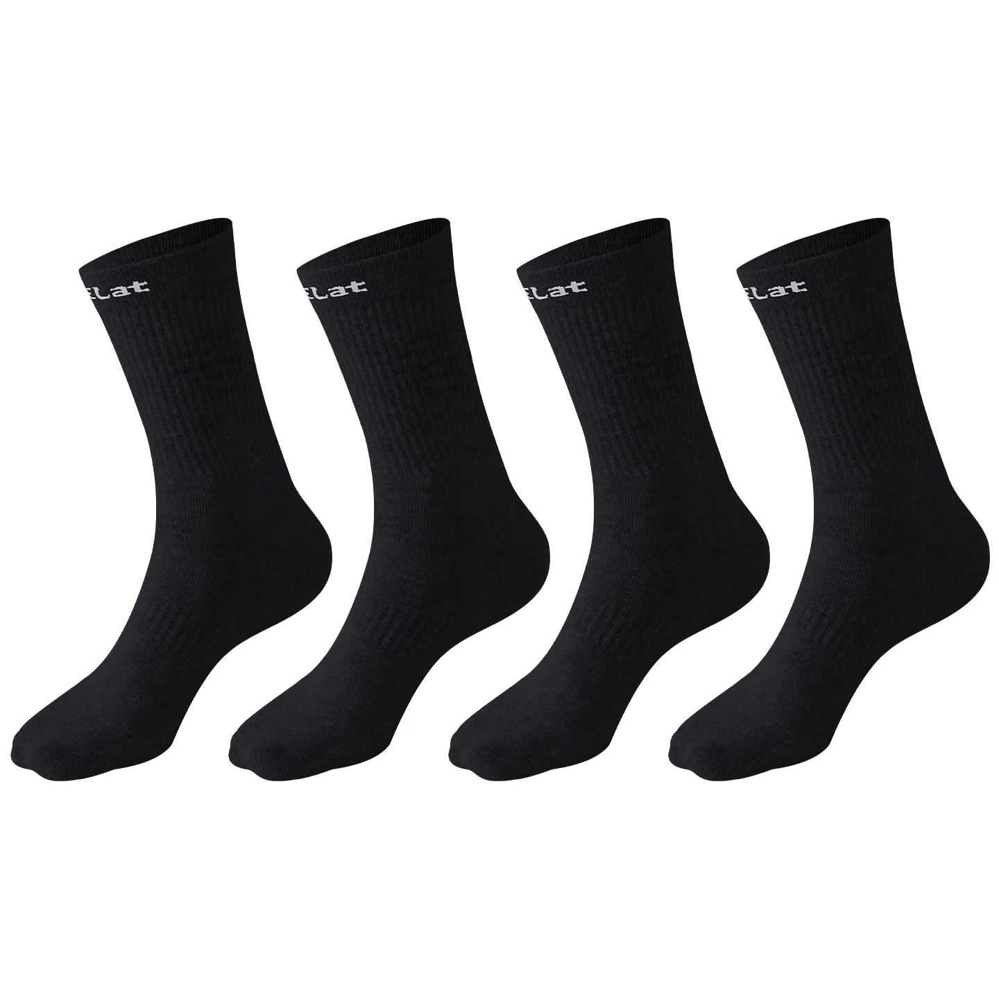 Детские носки с длинным голенищем, комплект 4 пары, Black, MIIOW