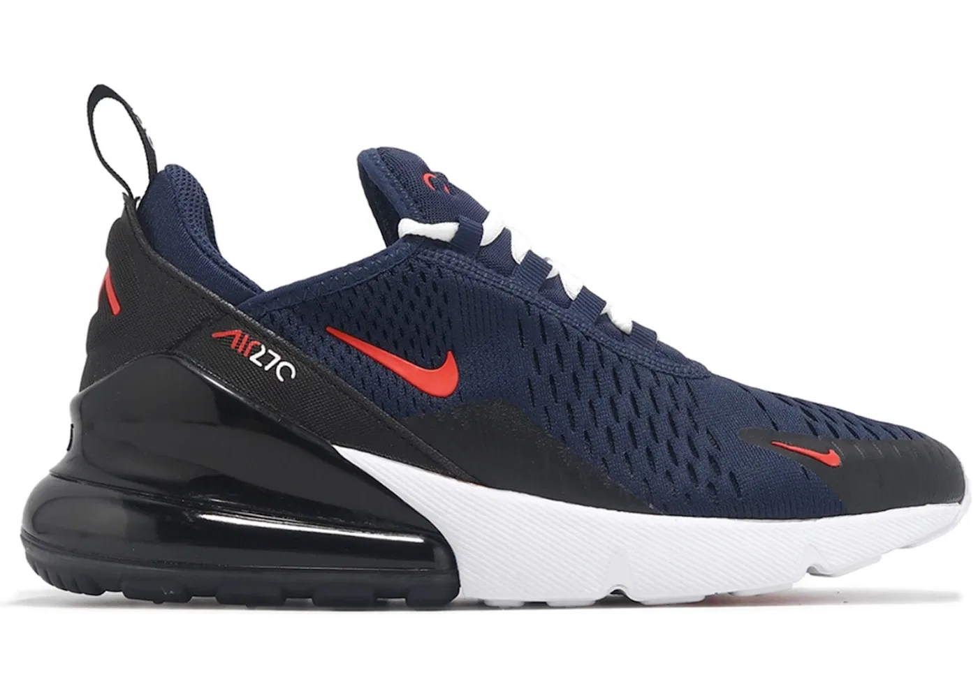 Детские кроссовки Lifestyle Nike Air Max 270, Midnight Navy/Black/Summit White/Picante Red