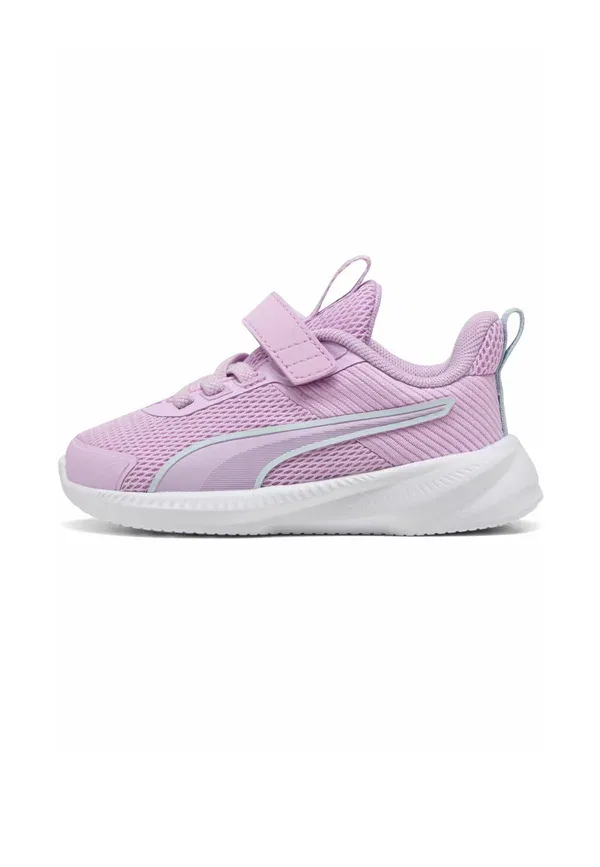 Кроссовки с застежкой-липучкой Flyer 4 Puma, Mauve Glow-Aqua Glow-White, белый/сиреневый/бирюзовый