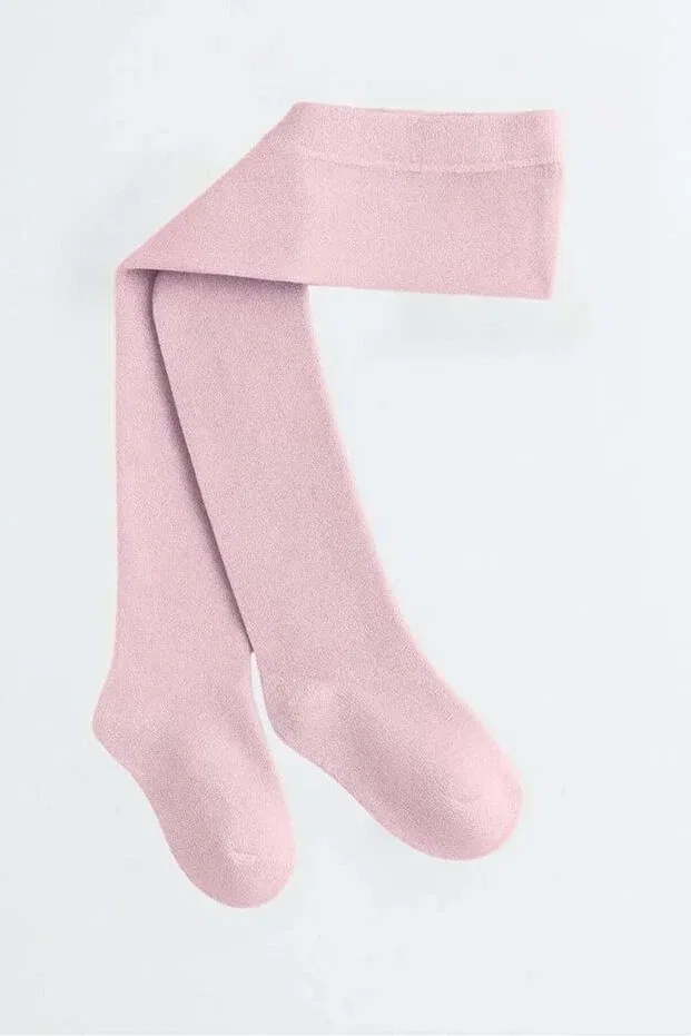 Детские колготки для девочек с блестками Bony Socks, Pink