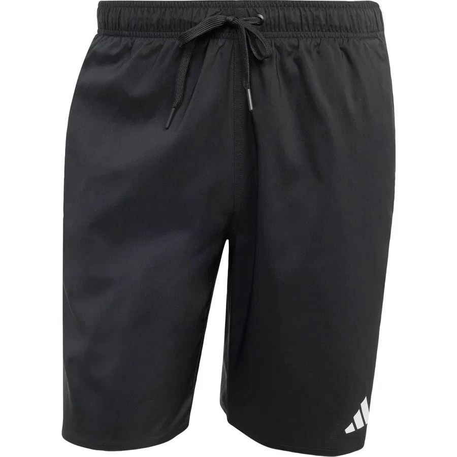 Плавки спортивные с длиной 8 дюймов, модель 3-Stripes, adidas, Черно-белый — фото 3