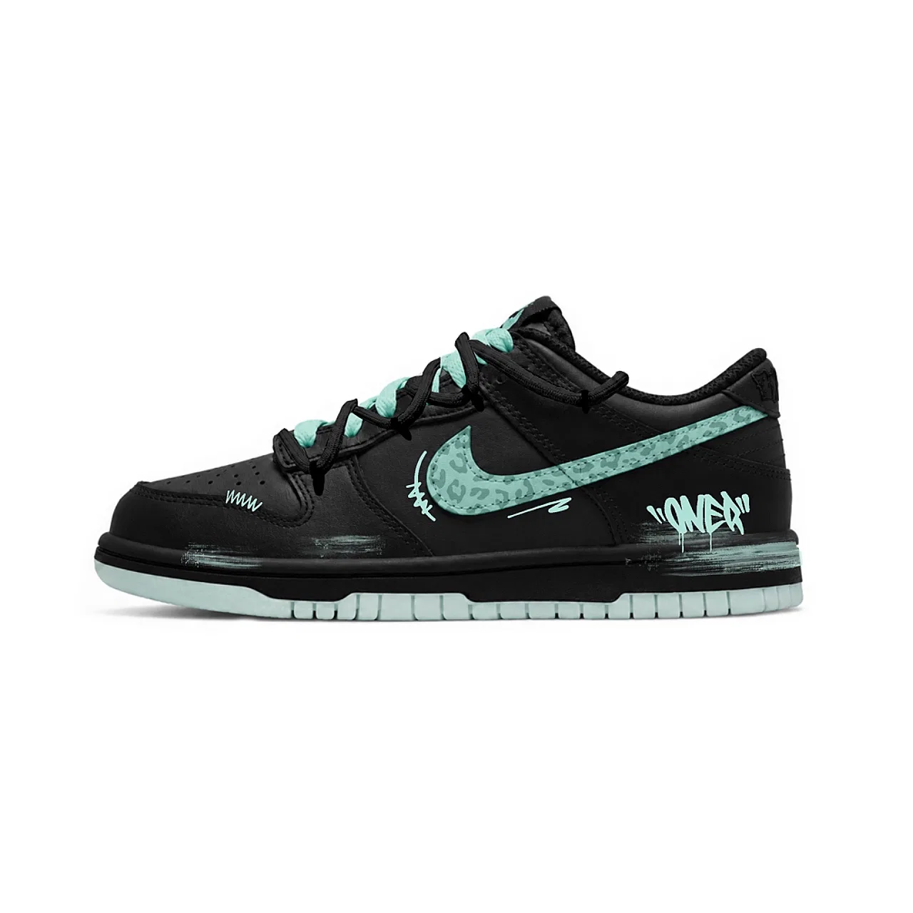 Детские кроссовки для скейтбординга с принтом Emerald Nike