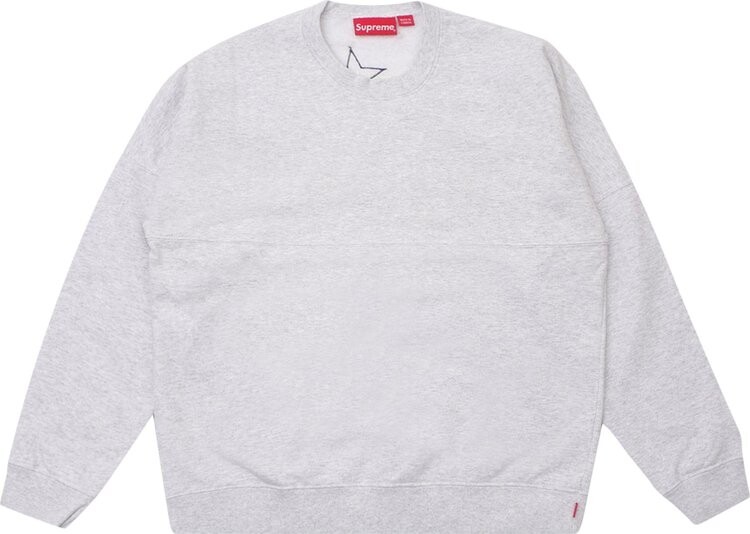 

Толстовка Supreme Stars Crewneck 'Ash Grey', серый