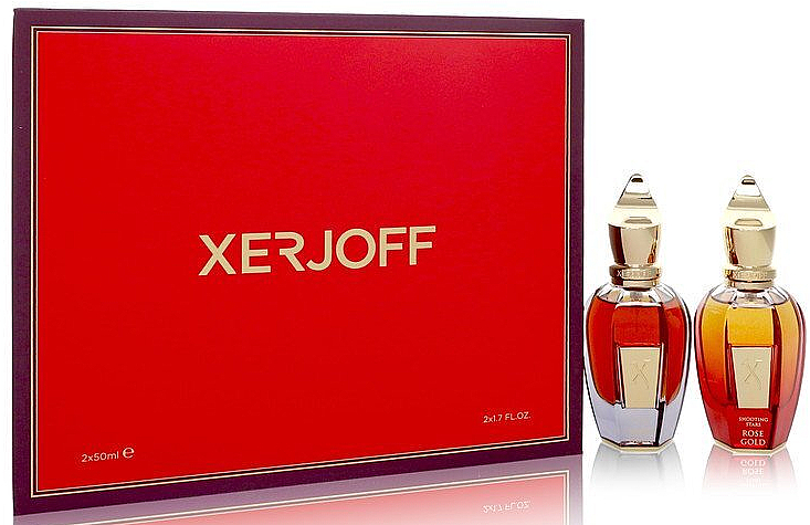

Парфюмерный набор Xerjoff Shooting Stars Amber Gold & Rose Gold, 3 предмета