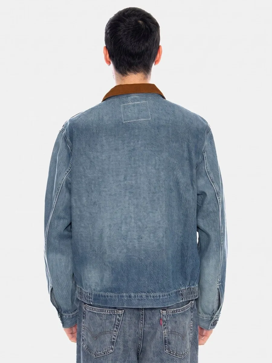Куртка LEVI'S Between-Season 'Castro Full Zip' синего цвета — фото 3