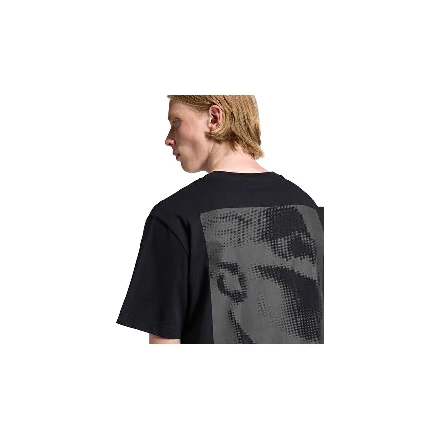 Футболка с принтом Face Gfx adidas, Черный — фото 4