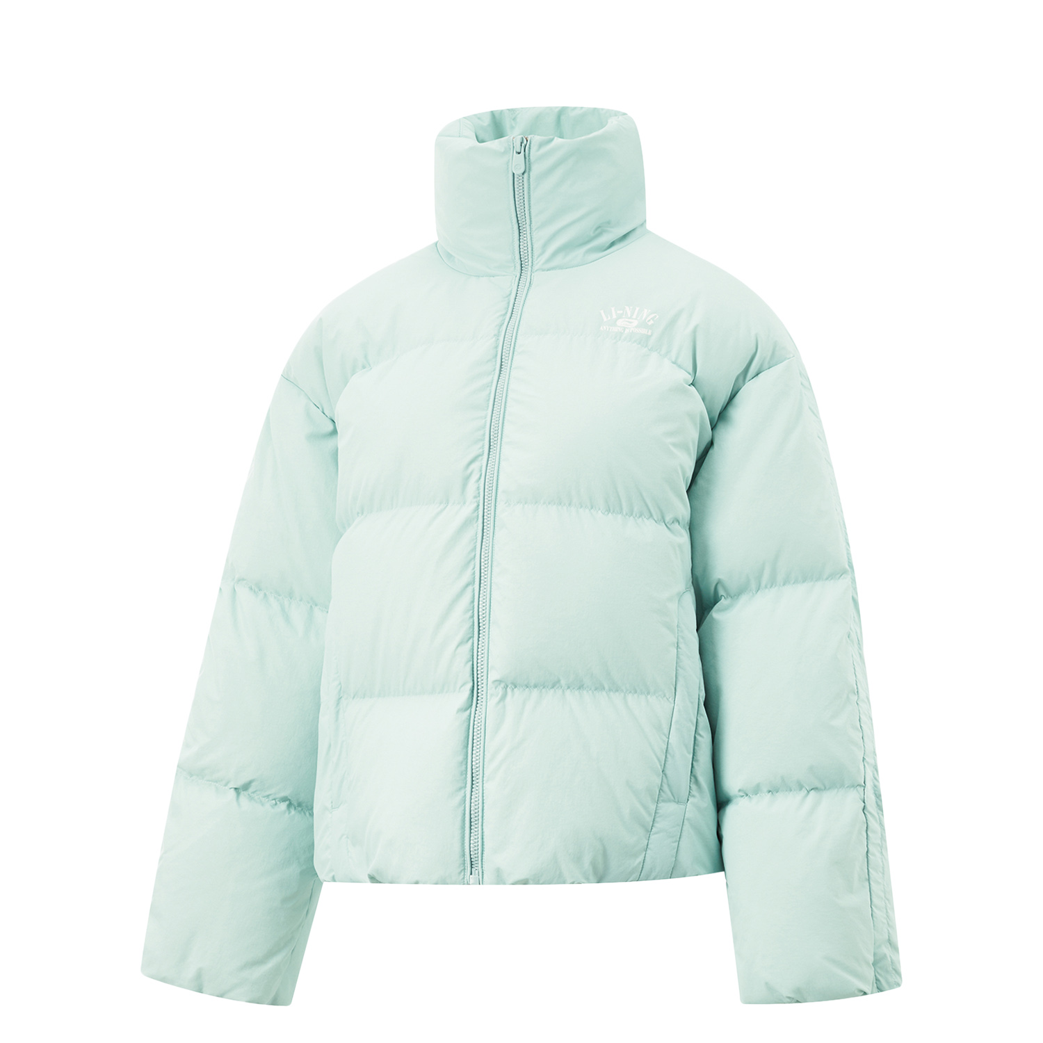 

LINING Пуховик женский из камлота зеленый, Camlet Green