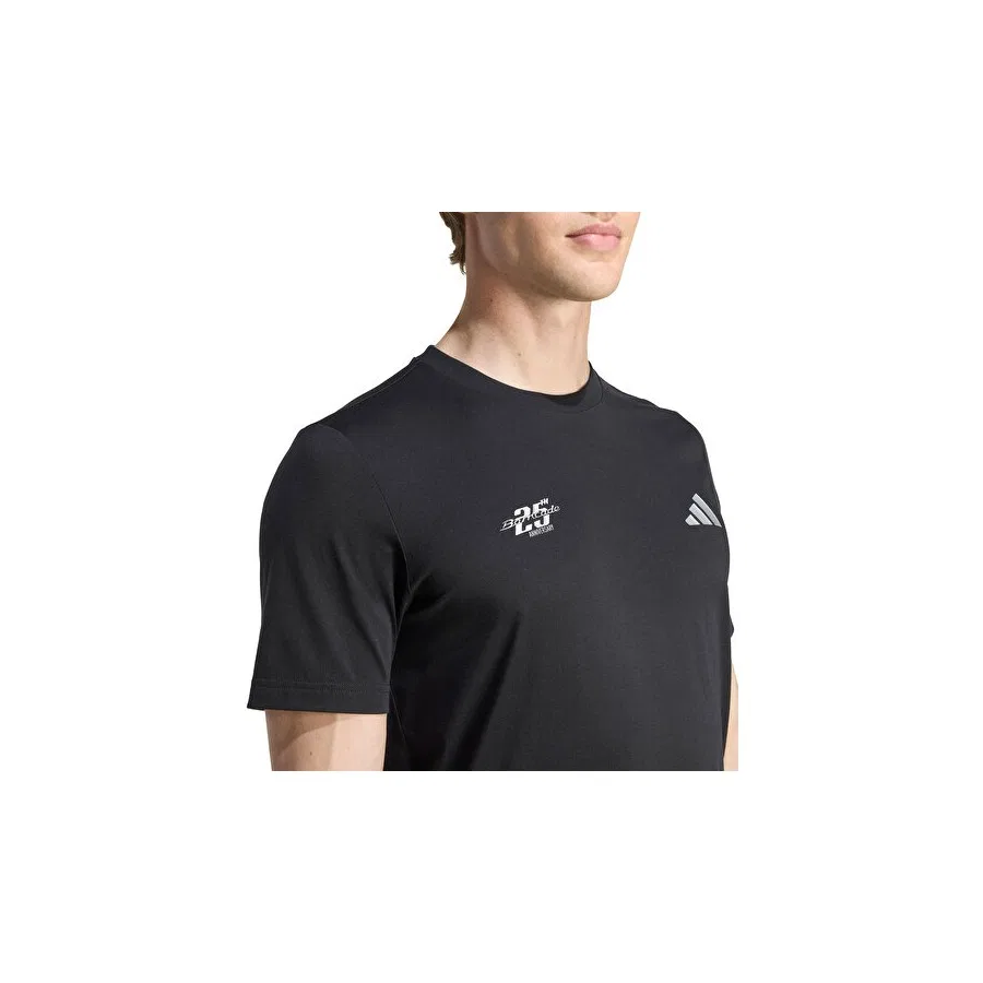Спортивная футболка с длинным рукавом M Tns Brrcd G T adidas, Черный — фото 4