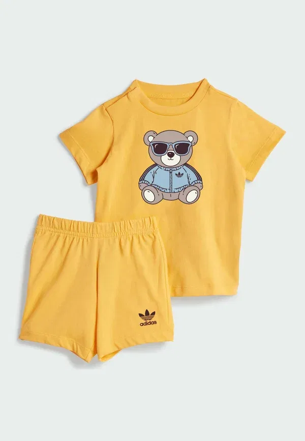 Комплект «плюшевый мишка» унисекс - спортивные штаны Adidas Originals — фото 3