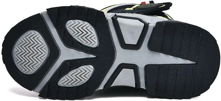Детские зимние ботинки с флисовой подкладкой High-Top Boots GEXECEUSS, Blackyellow — фото 4