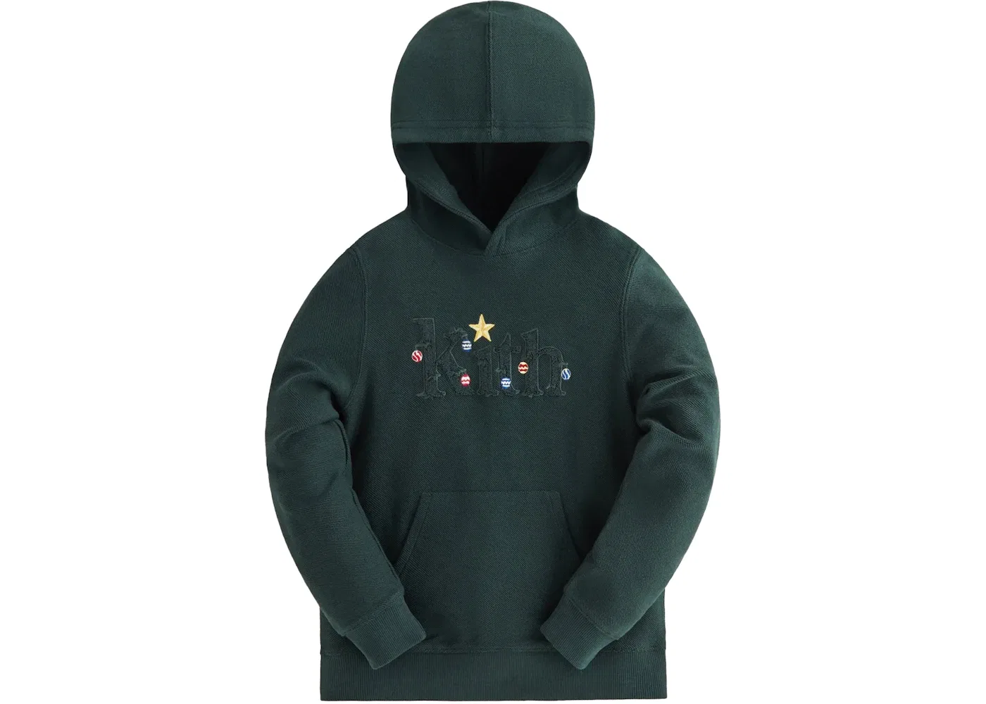 Детский худи с принтом Kithmas Kids Tree Hoodie Kith, Stadium