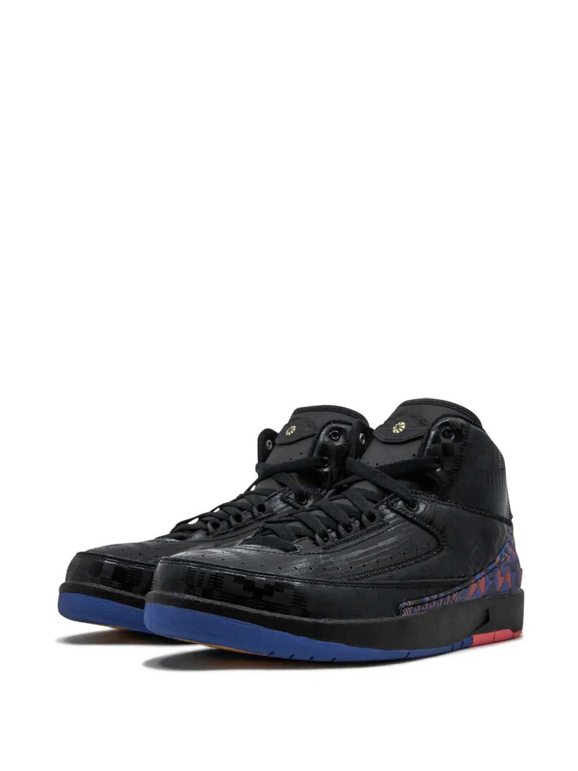 Кроссовки Air Jordan 2 Retro BHM, черный — фото 2
