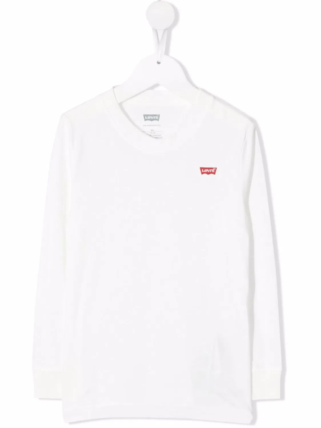 Хлопковая футболка с логотипом Levi's, белый