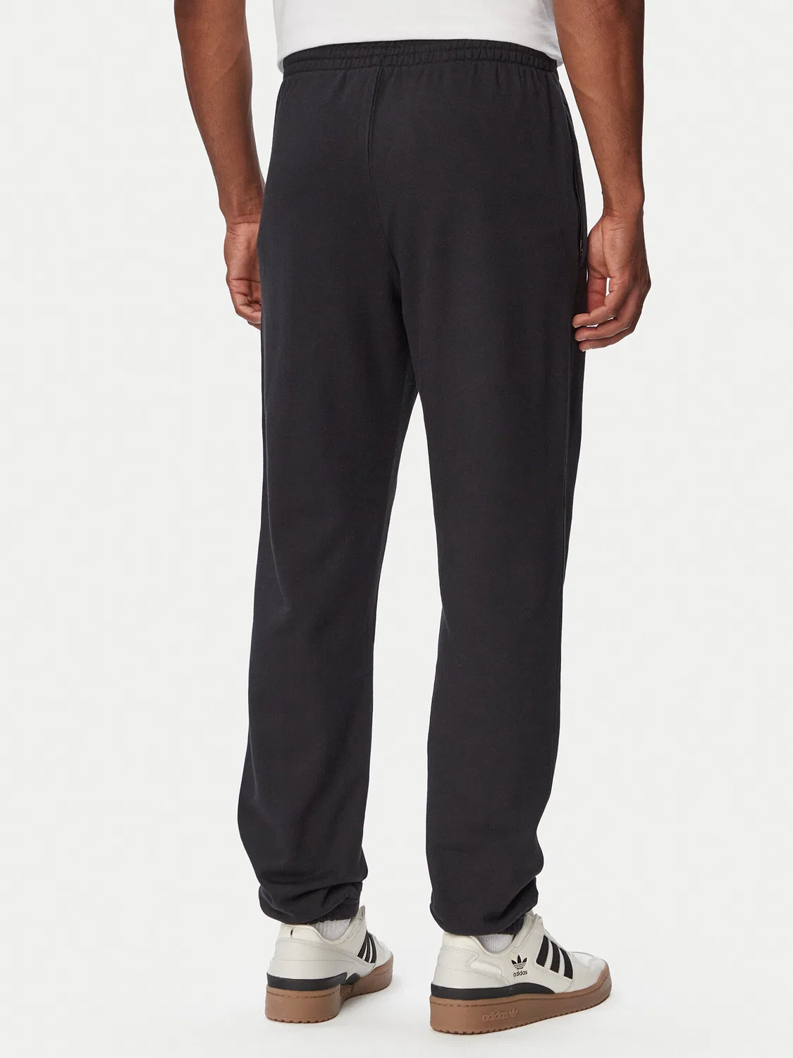Мужские спортивные штаны стандартного кроя Trefoil Essentials Adidas, черный — фото 3