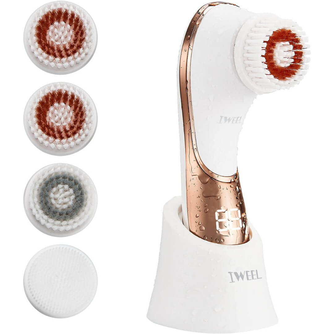 

Массажер IWeel Facial Cleansing Brush, белое золото/розовое золото
