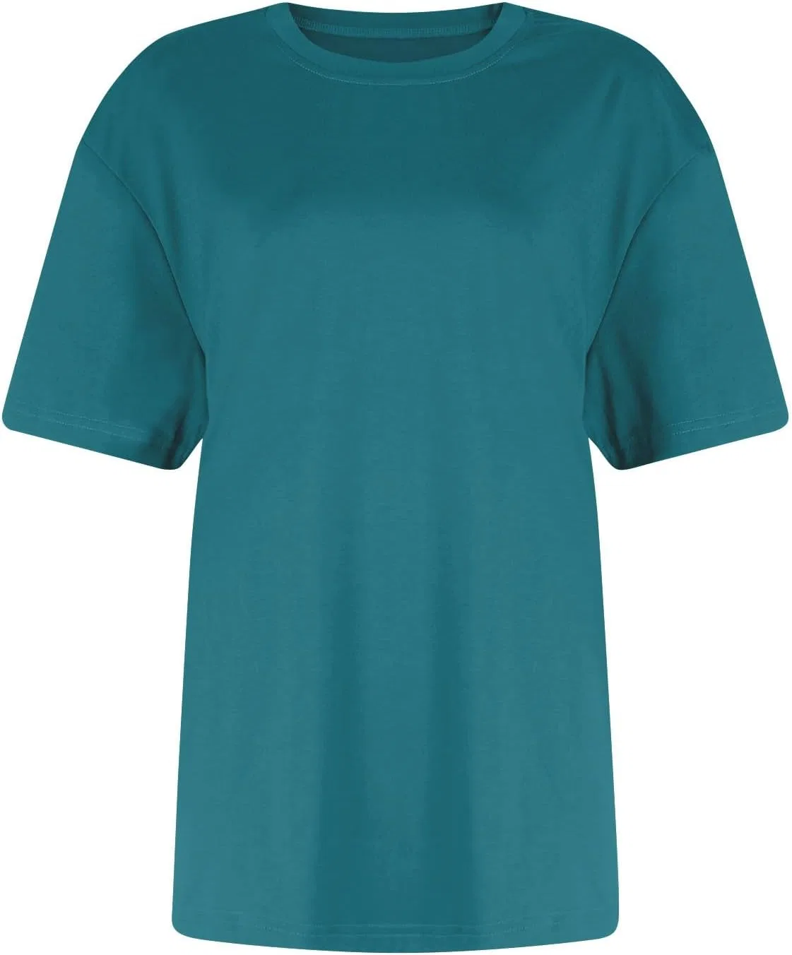 Женская футболка с круглым вырезом OMING, Turquoise — фото 3