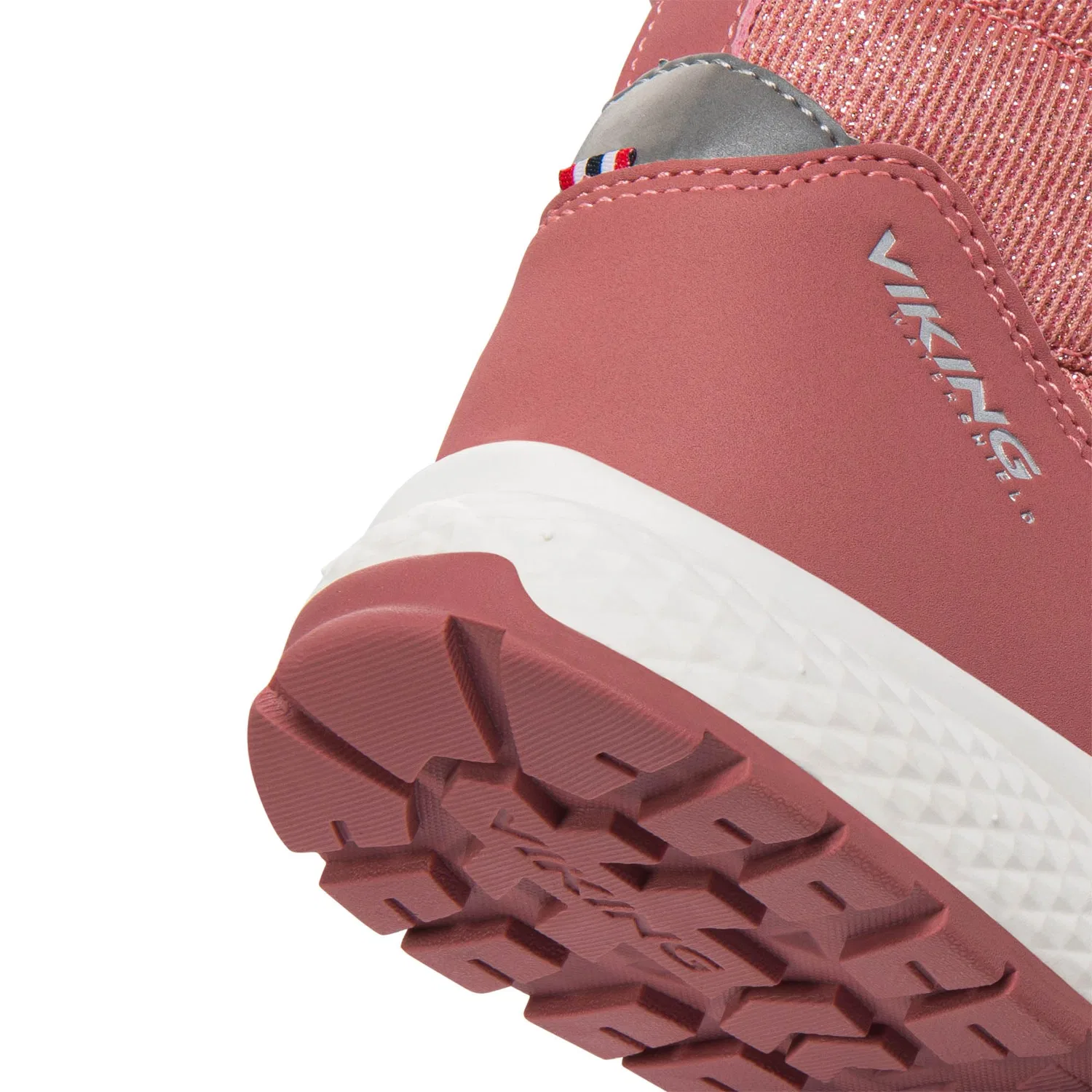 Детские снежные ботинки для мальчиков Equip Pull-on Warm WP 1v Viking, Pink — фото 2