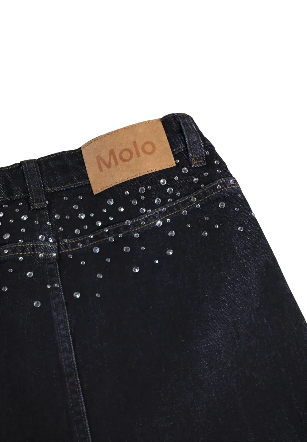 Бера - мини-юбка Molo, Rhinestone Raw — фото 4