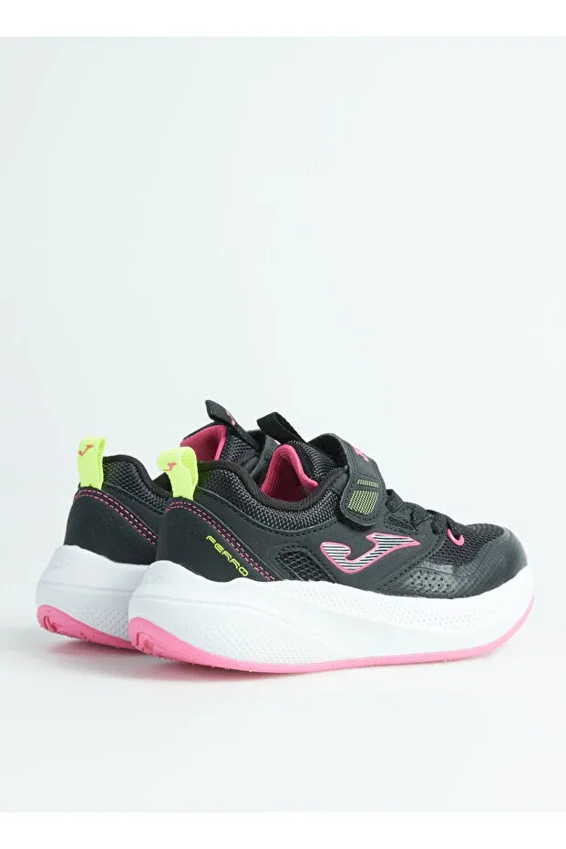 Детские ходовые туфли для девочек с завязками Joma, Black — фото 3