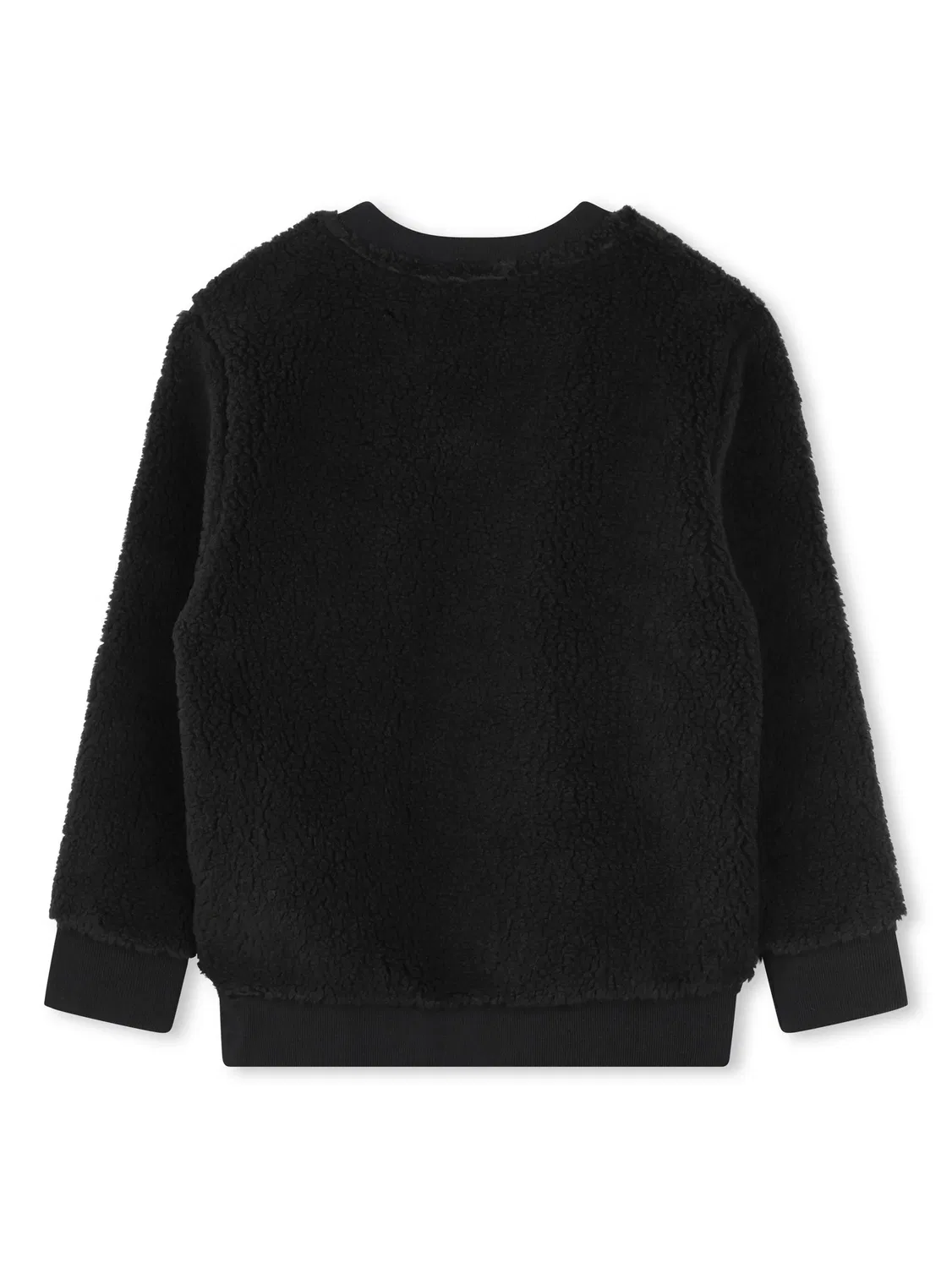 Свитшот с искусственной овчиной и логотипом Givenchy, черный — фото 2
