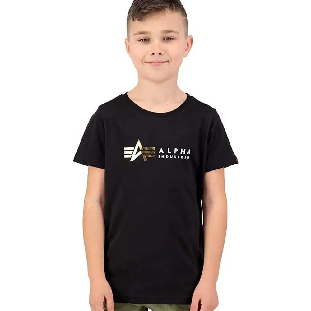 Футболка с коротким рукавом Label Alpha Industries, черный