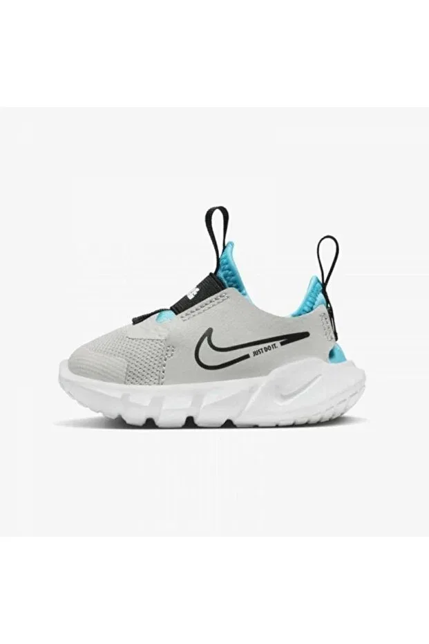 Детские кроссовки для девочек без шнуровки Flex Runner 2 TDV Nike, Black — фото 3