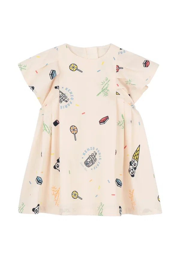 Детское платье Kenzo Kids, цвет nougat