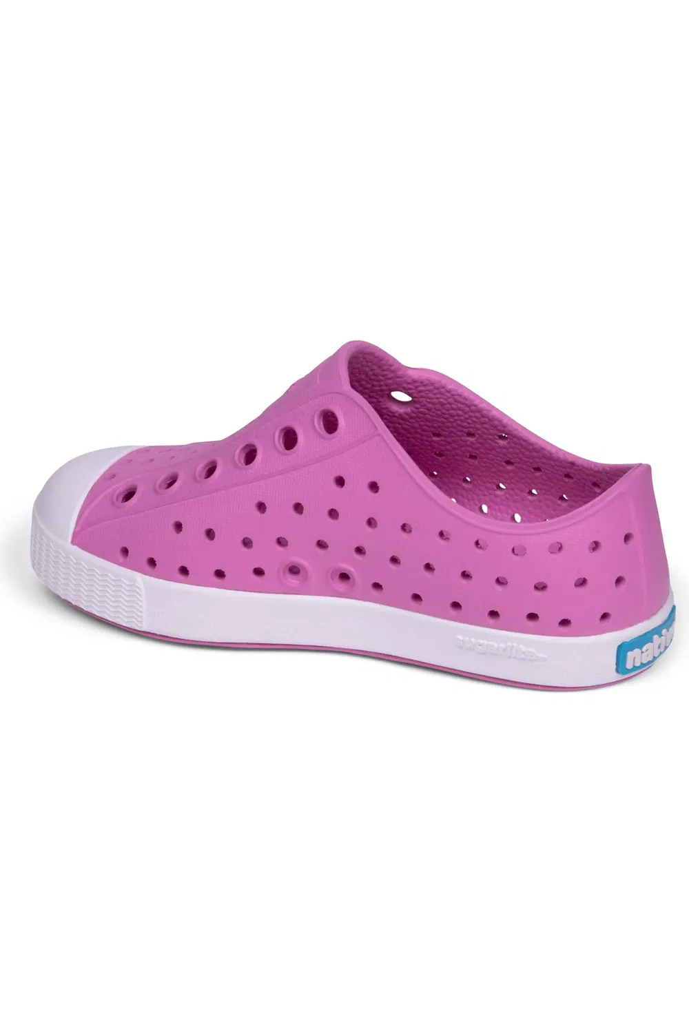 Кеды детские водонепроницаемые Jefferson Slip-On Native Shoes, Mauve Pink/Shell White — фото 2