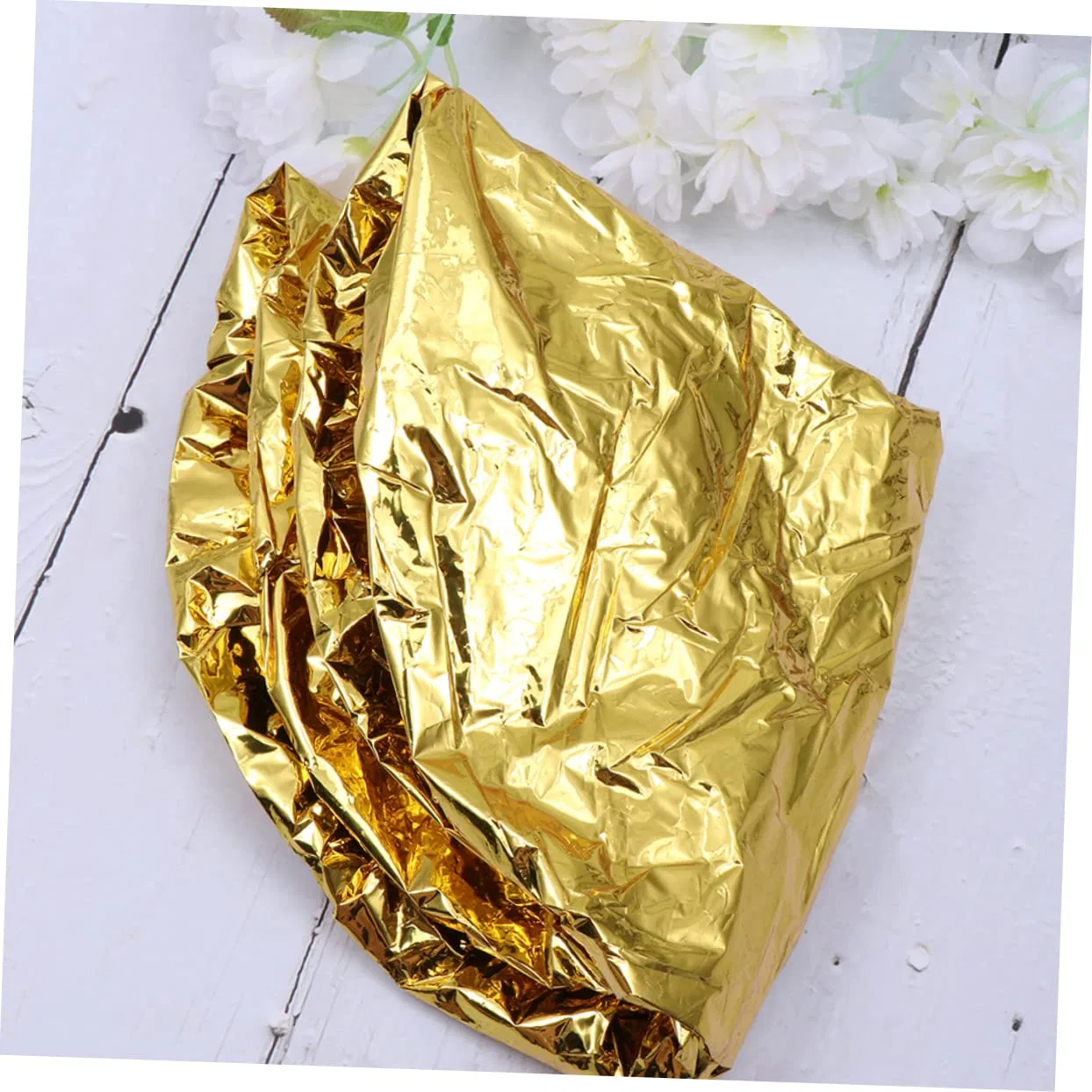Шапочка для душа алюминиевая, MAGICLULU, набор 30 шт., Golden — фото 3