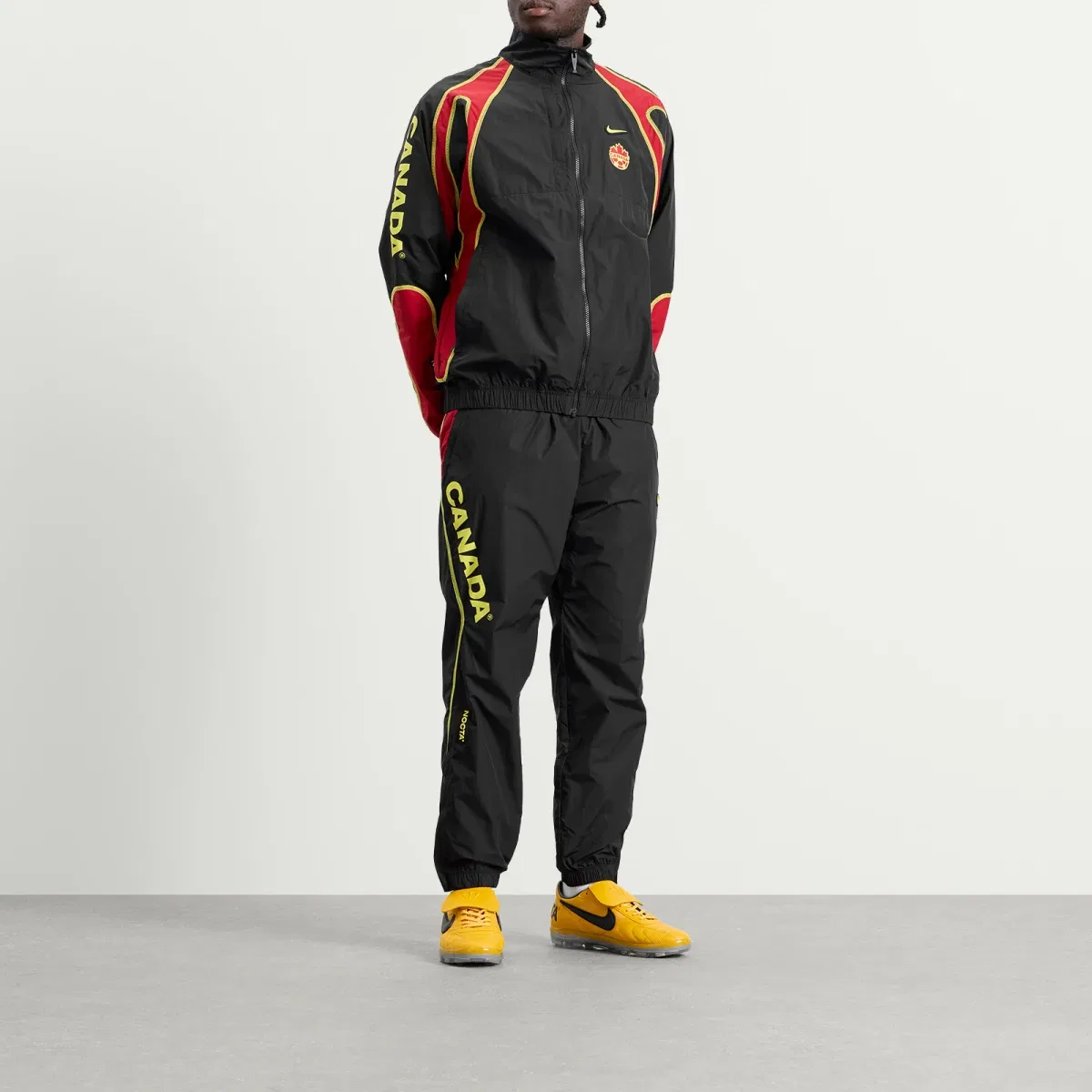 Штаны спортивные с принтом NOCTA Canada Woven Track Pant Nike, Black — фото 4