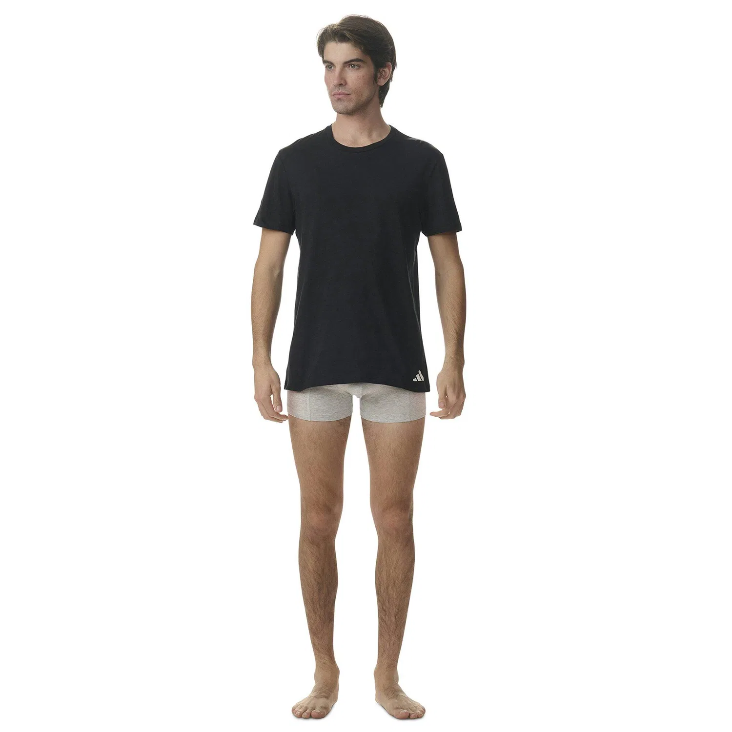 Мужская хлопковая футболка Active Core Cotton 6PK Adidas, Schwarz — фото 4