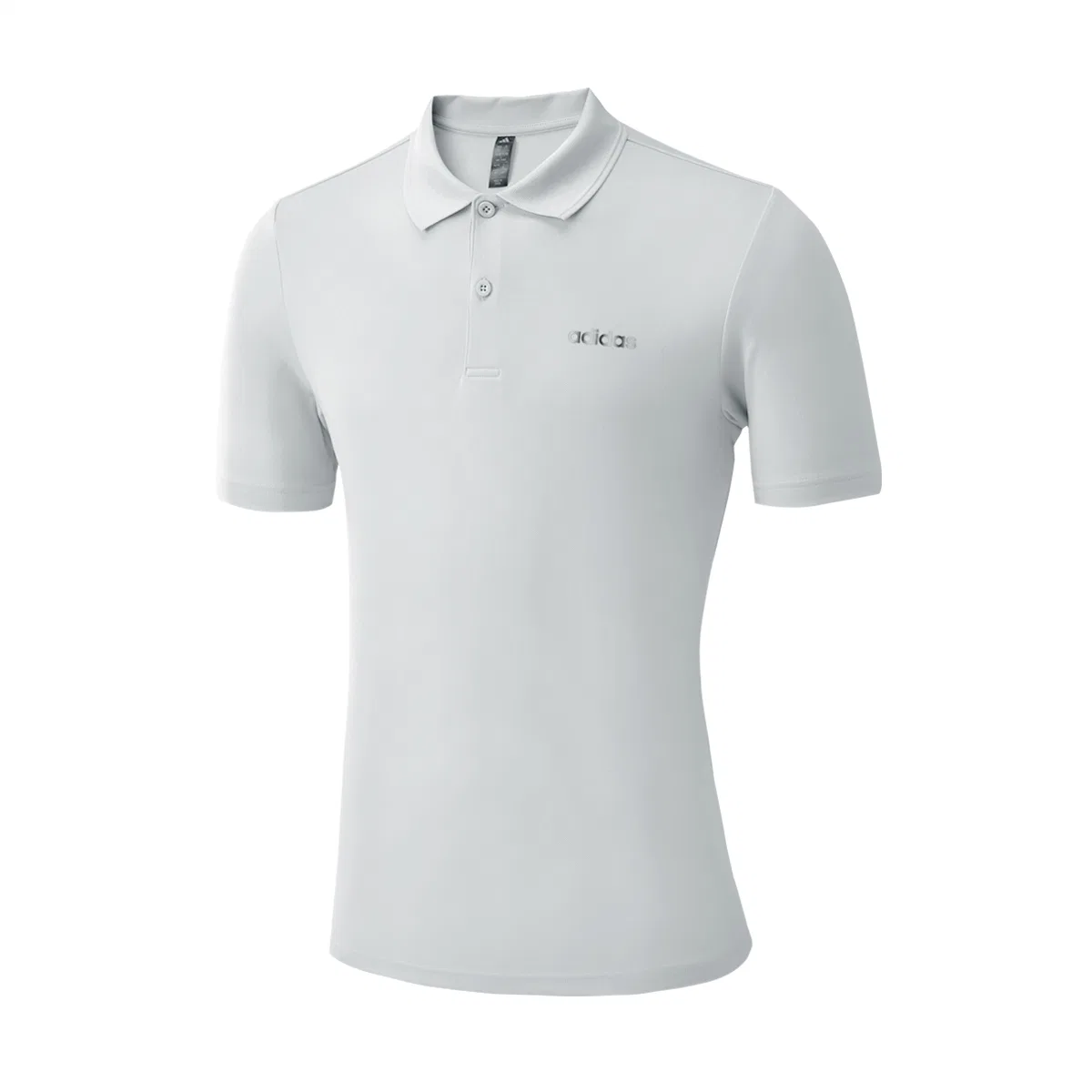Мужское поло с воротником Adidas, White