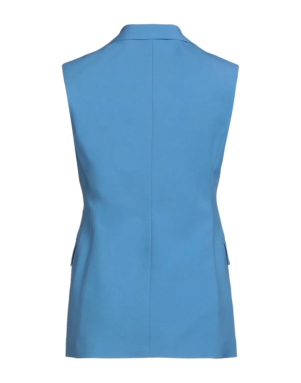 Женский пиджак из легкой шерсти на пуговице Burberry, светло-синий — фото 2