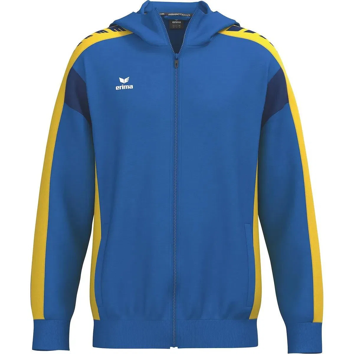 Детское худи с капюшоном Celebrate 125 Training Erima, Blau Konigsblau Gelb