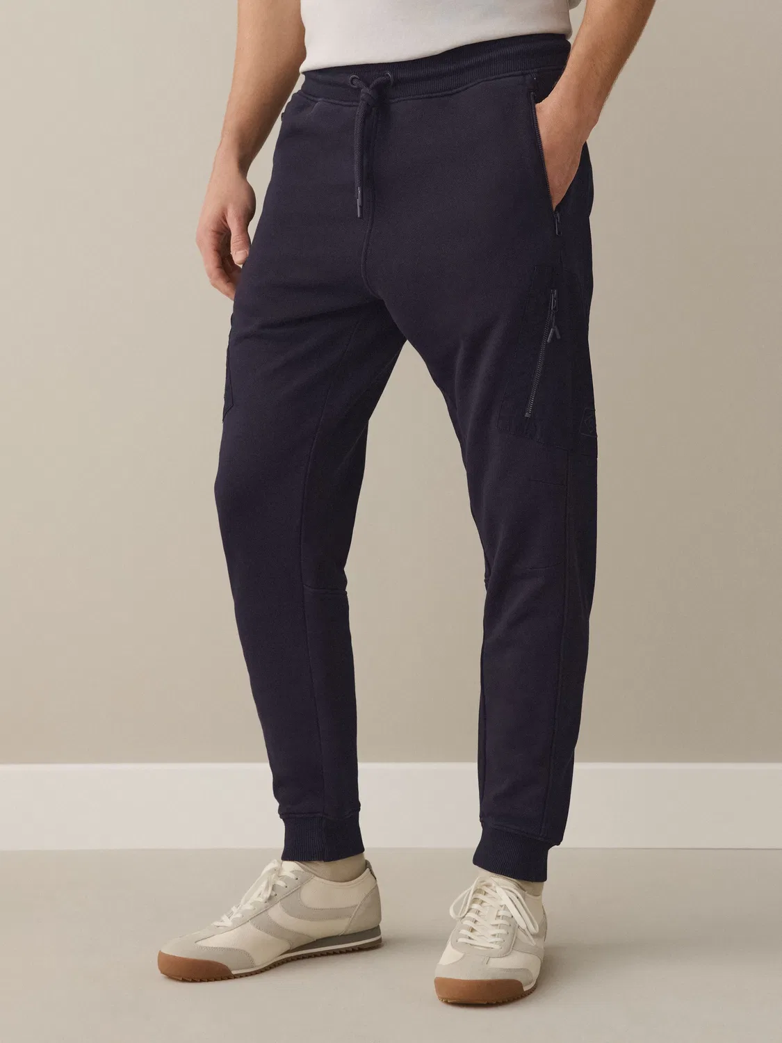 Джоггеры утилитарные slim fit Next, темно-синий