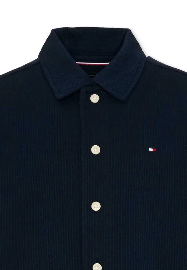 Рубашка хлопковая Camicia Tommy Hilfiger, синий — фото 3
