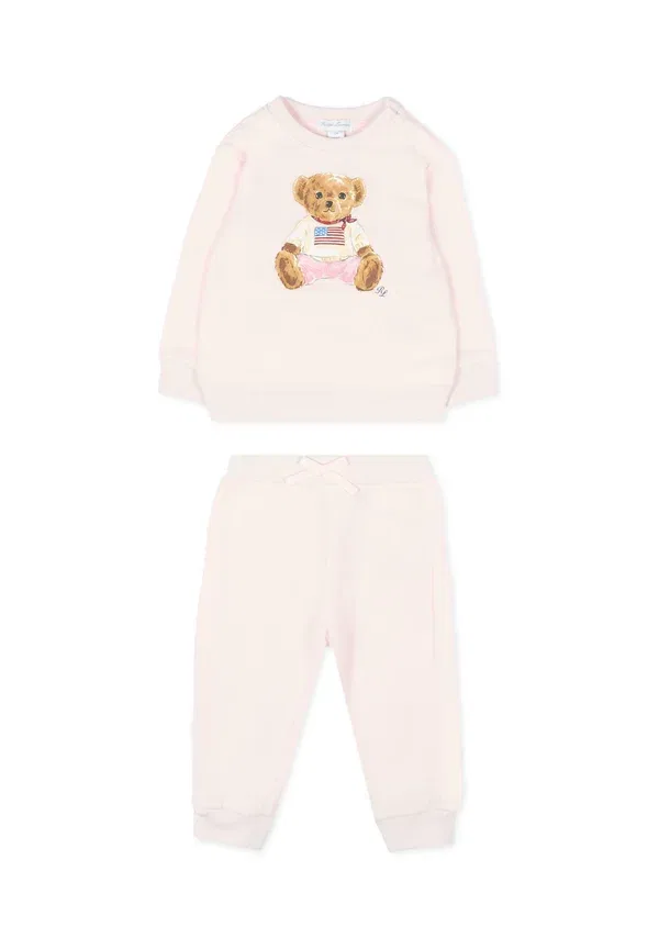 Комплект спортивный с принтом Completi sportivi set - sweatshirt Polo Ralph Lauren, Pink, розовый