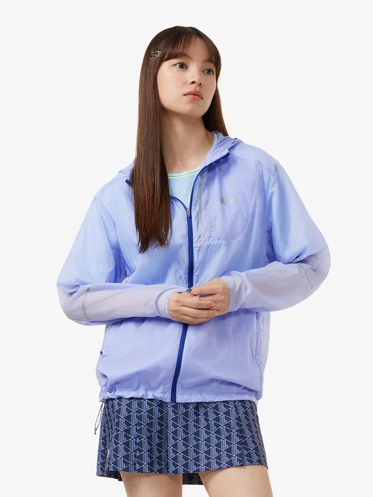 Куртка женская LACOSTE Relaxed Fit Packable Ripstop, лавандовая