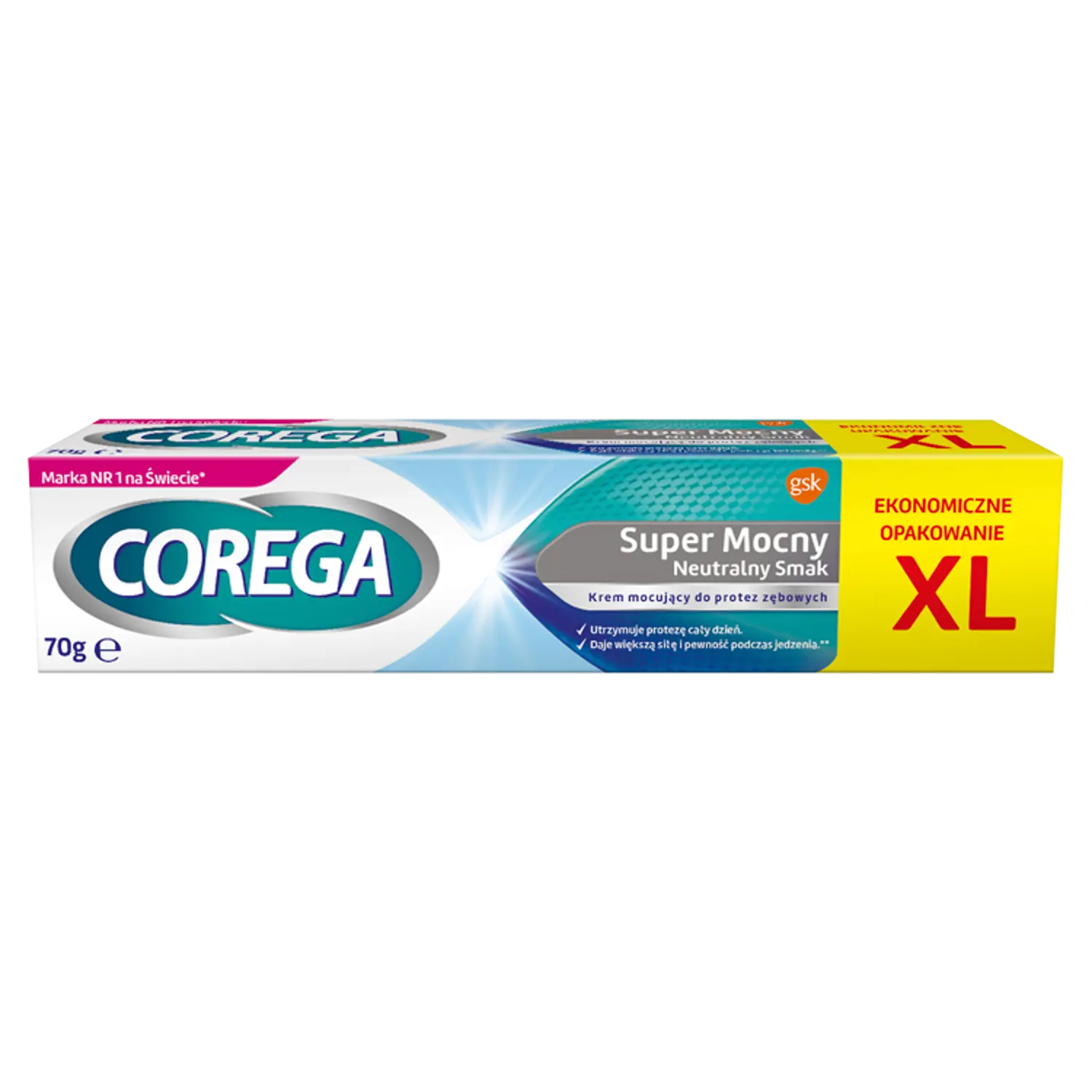Corega Super Mocny зубная паста с нейтральным вкусом, 70 г — фото 3