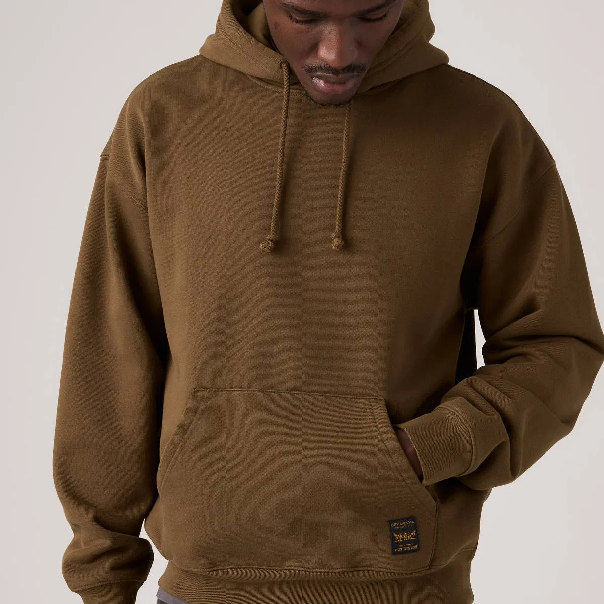 Рабочая толстовка с капюшоном Levi's, Desert Palm - Brown — фото 2