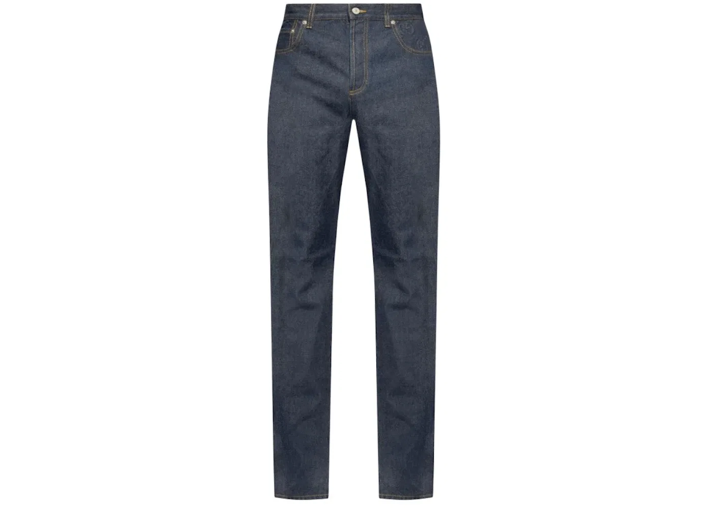 Мужские джинсы с тиснением GG Gucci, Blue