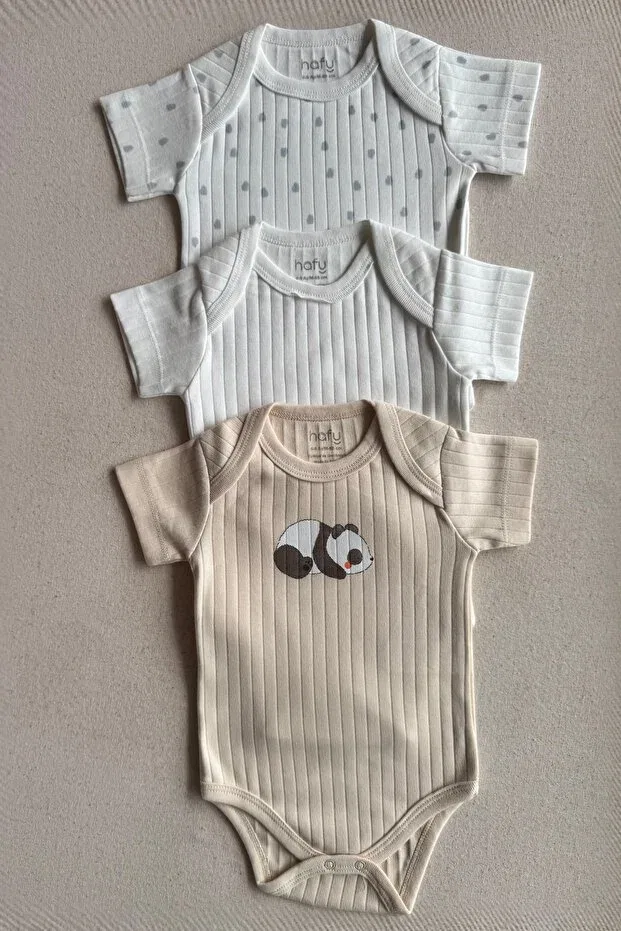 Детский комплект боди с принтом Hafy Baby, Multicolor