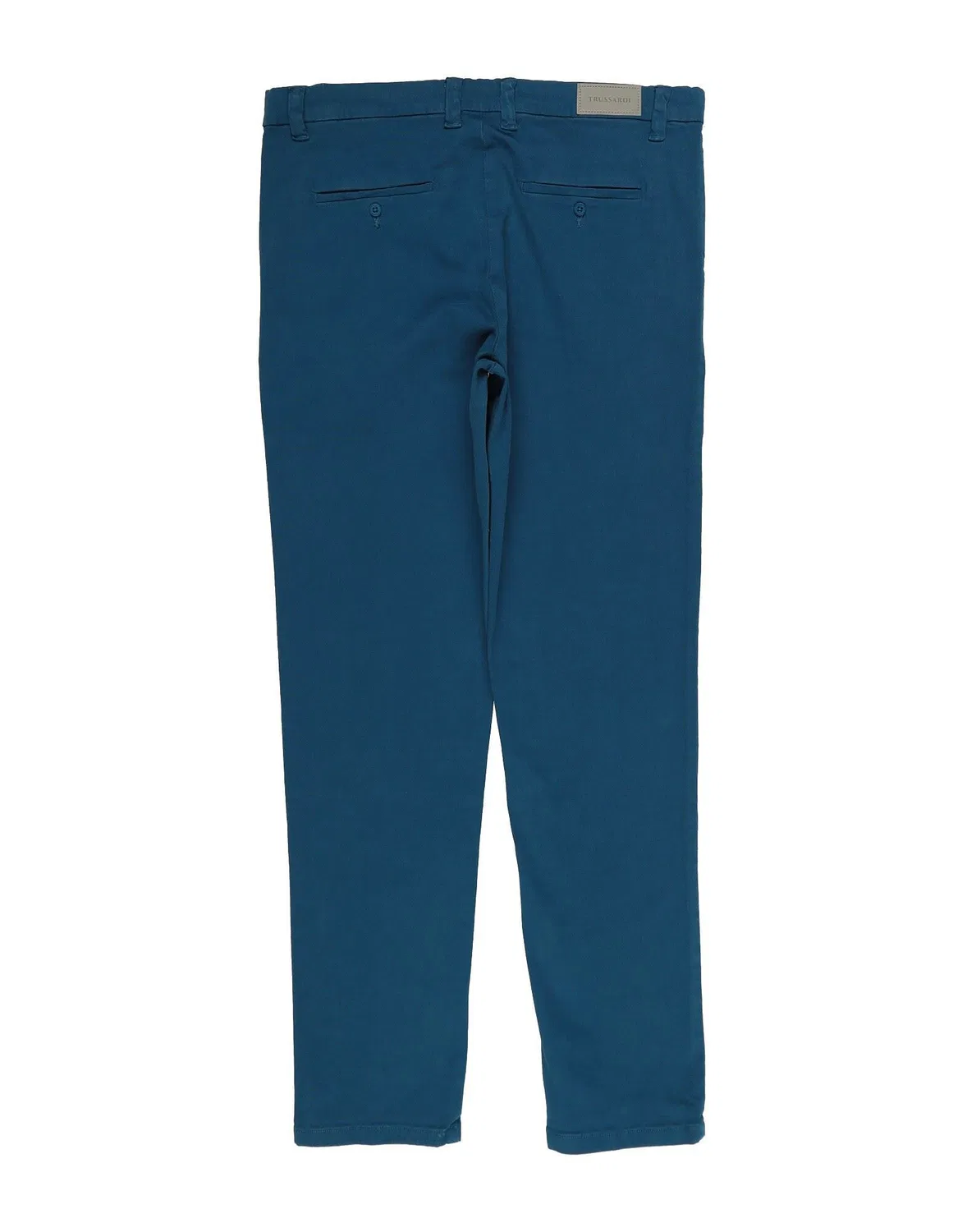 Детские брюки из габардина с логотипом Trussardi, Deep Teal — фото 2