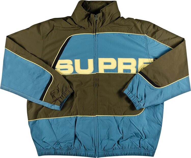 

Куртка Supreme S Paneled Track Jacket Olive, зеленый